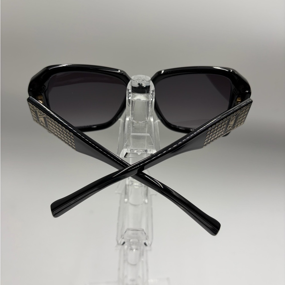 Karl Lagerfeld NEW Black Oversized Sunglasses - Picture 6 of 8